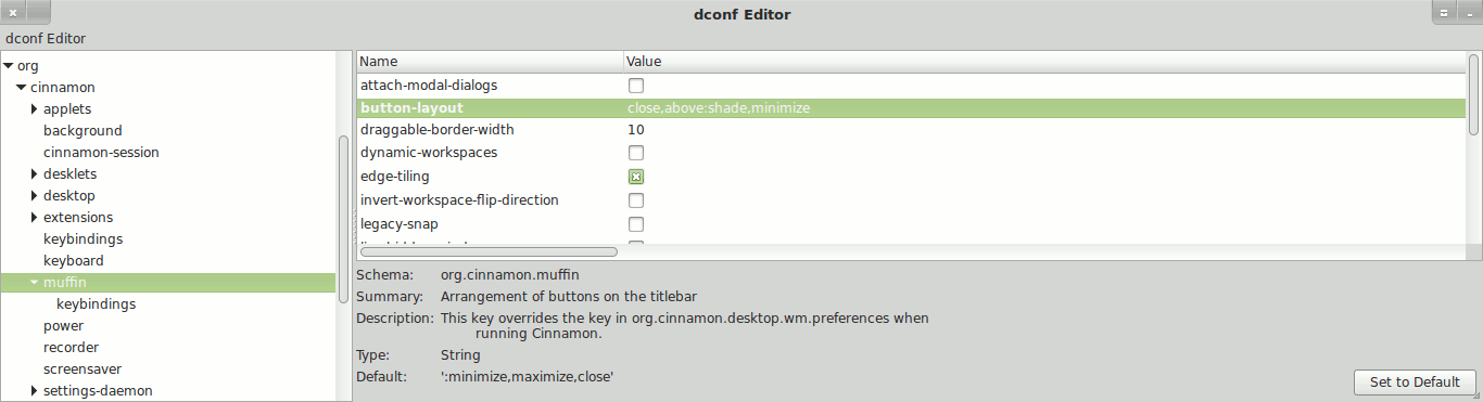 Editing muffin buttons layout in dconf-editor